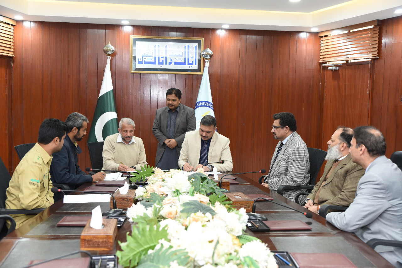 MOU Between NUML and Islamabad Wildlife Management Board (IWMB)
