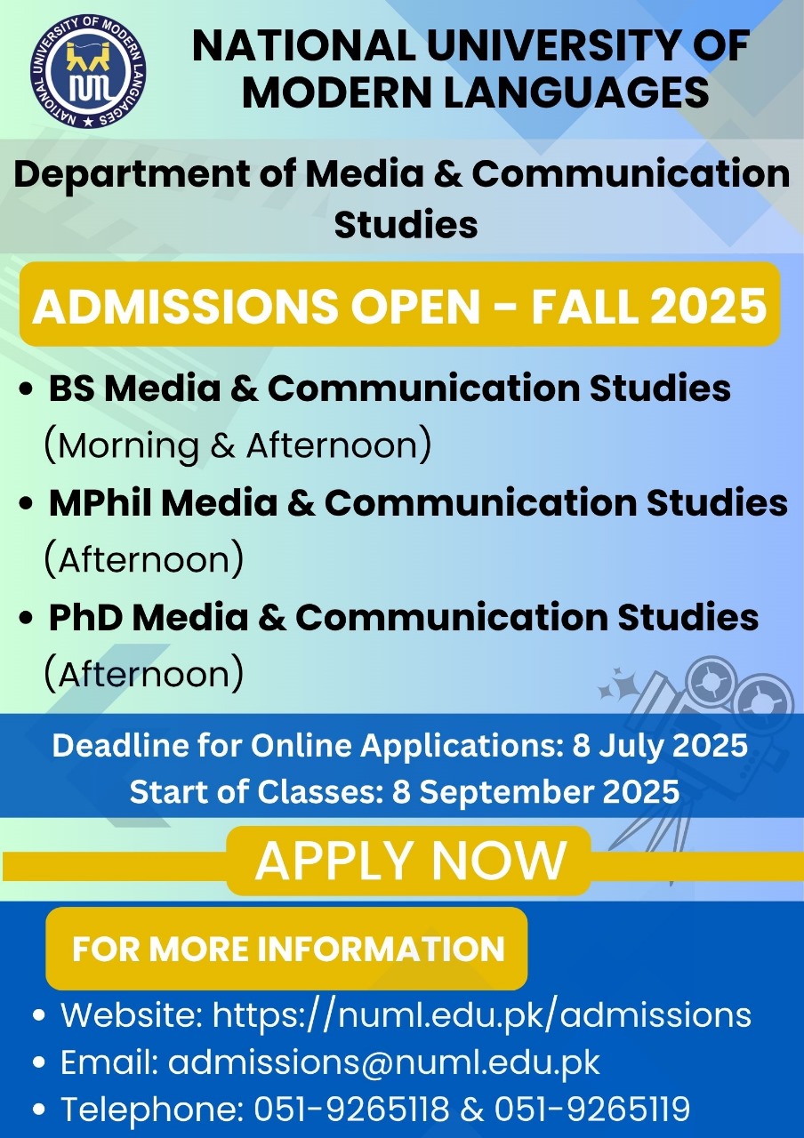 ADMISSIONS OPEN - FALL 2025