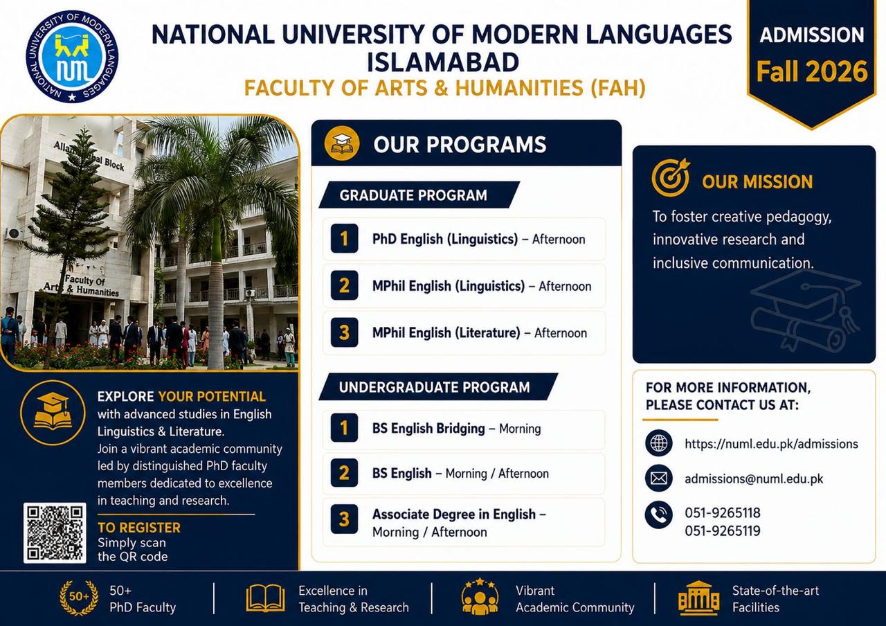 Admissions FALL 2026 Faculty of Arts and Humanities (FAH)