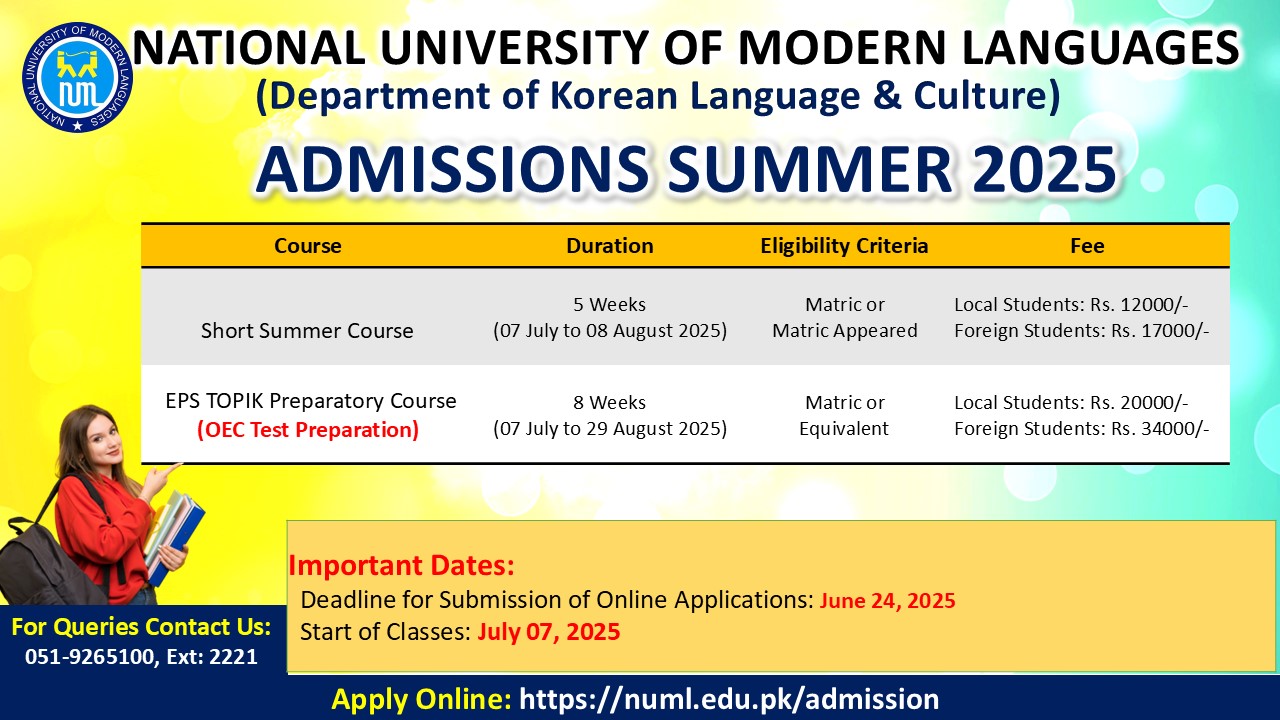 Summer Course 2025
