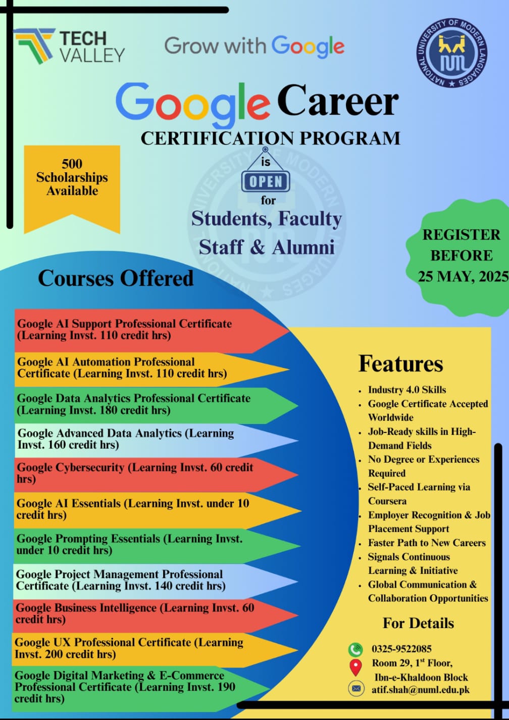 Google Career Certification Program