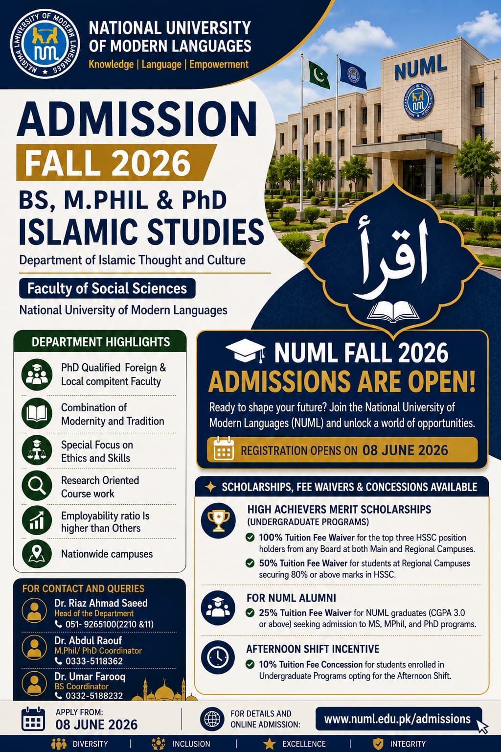 Asmission Fall 2026