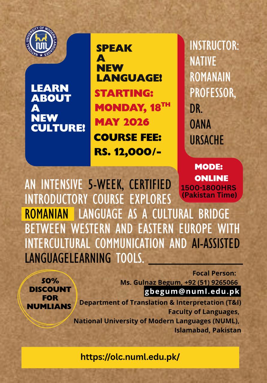 Online Introductory Course: Romanian Language and Culture