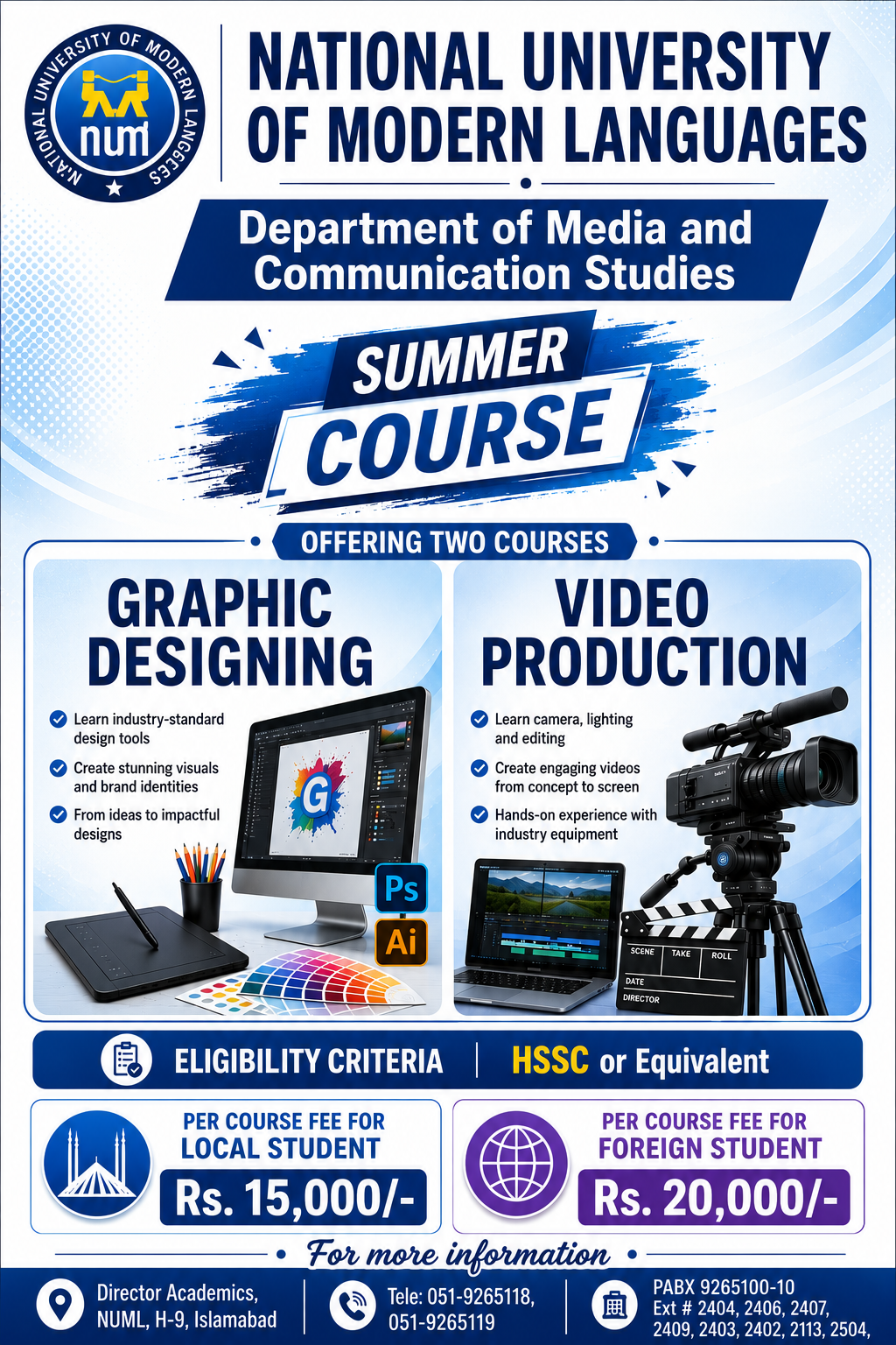 Summer Courses - 2026