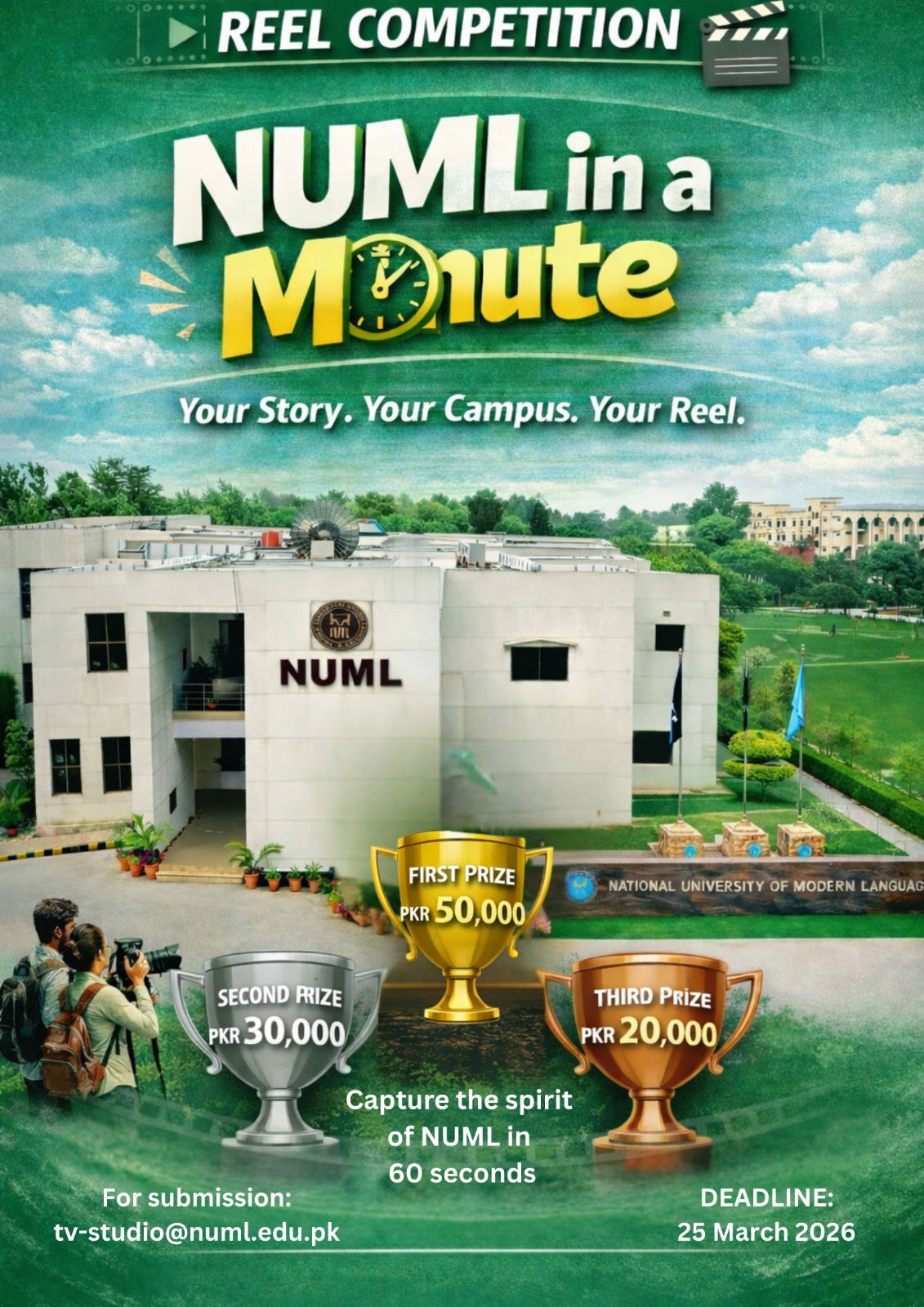 Reel Competition: NUML in a Minute