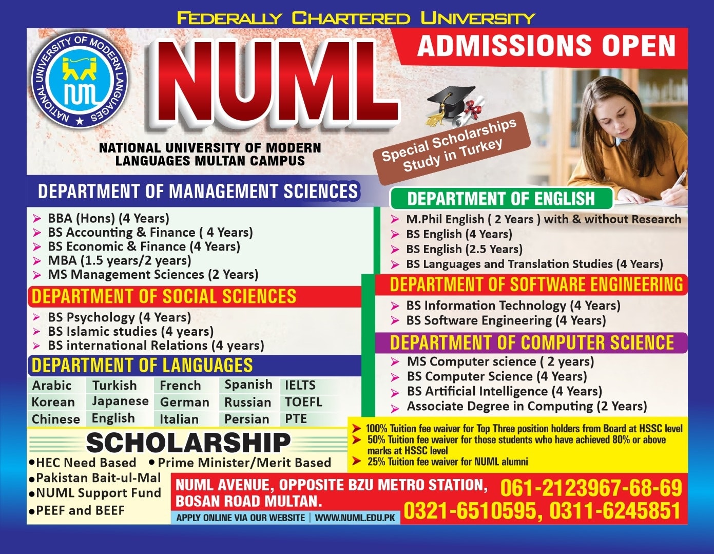 Admissions are open for Spring 2026.