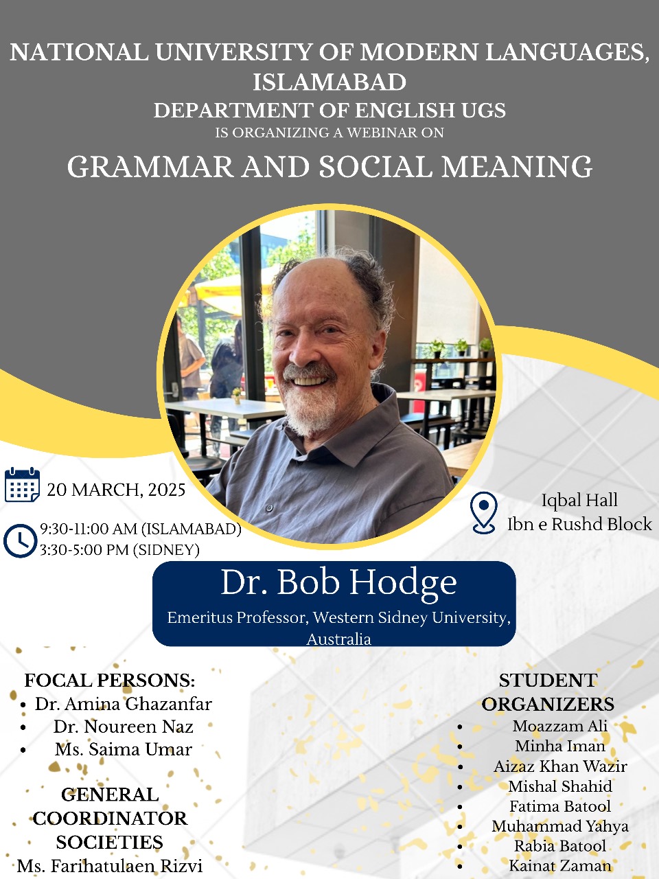 Webinar 6-Grammar & Social Meaning