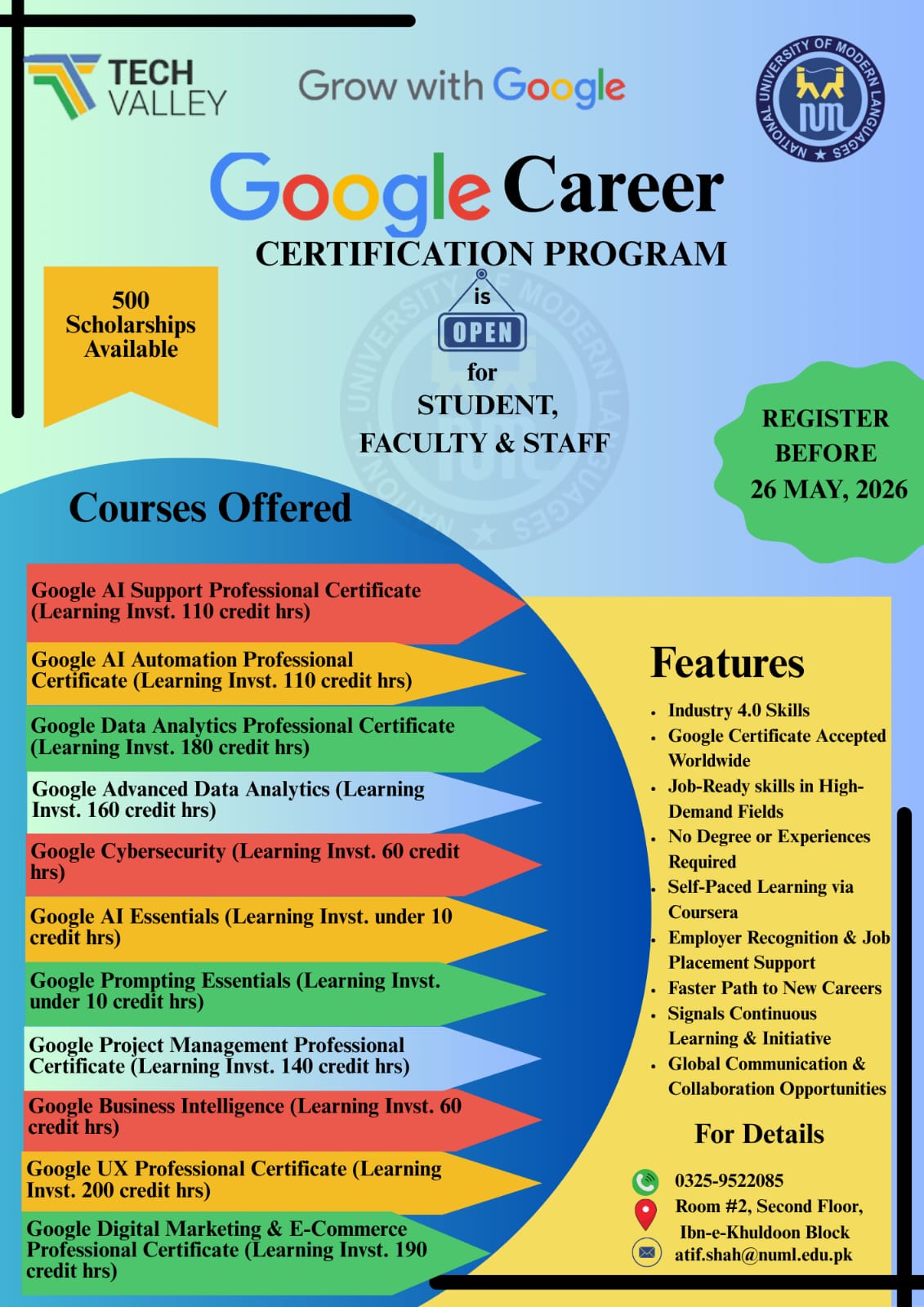 Google Career Certification Program