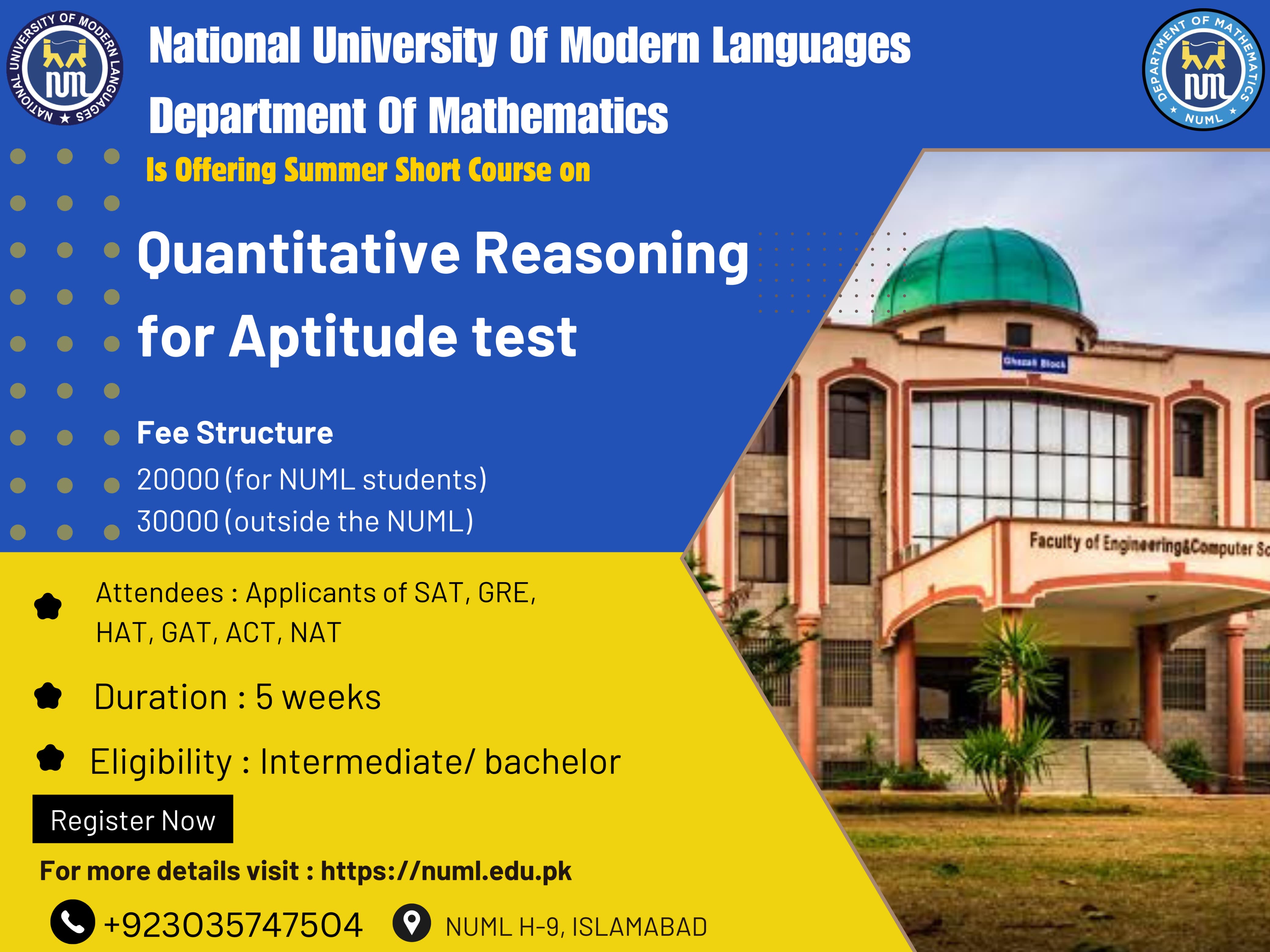 quantitative reasoning for aptitude test