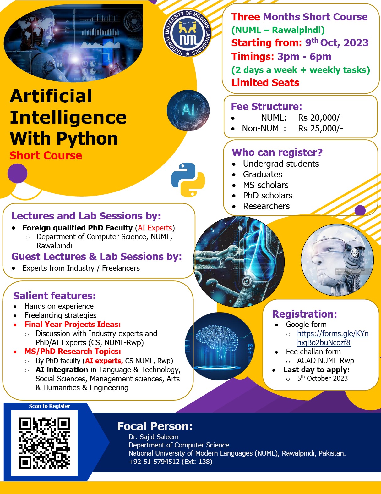 Artificial Intelligence with Python - Short Course