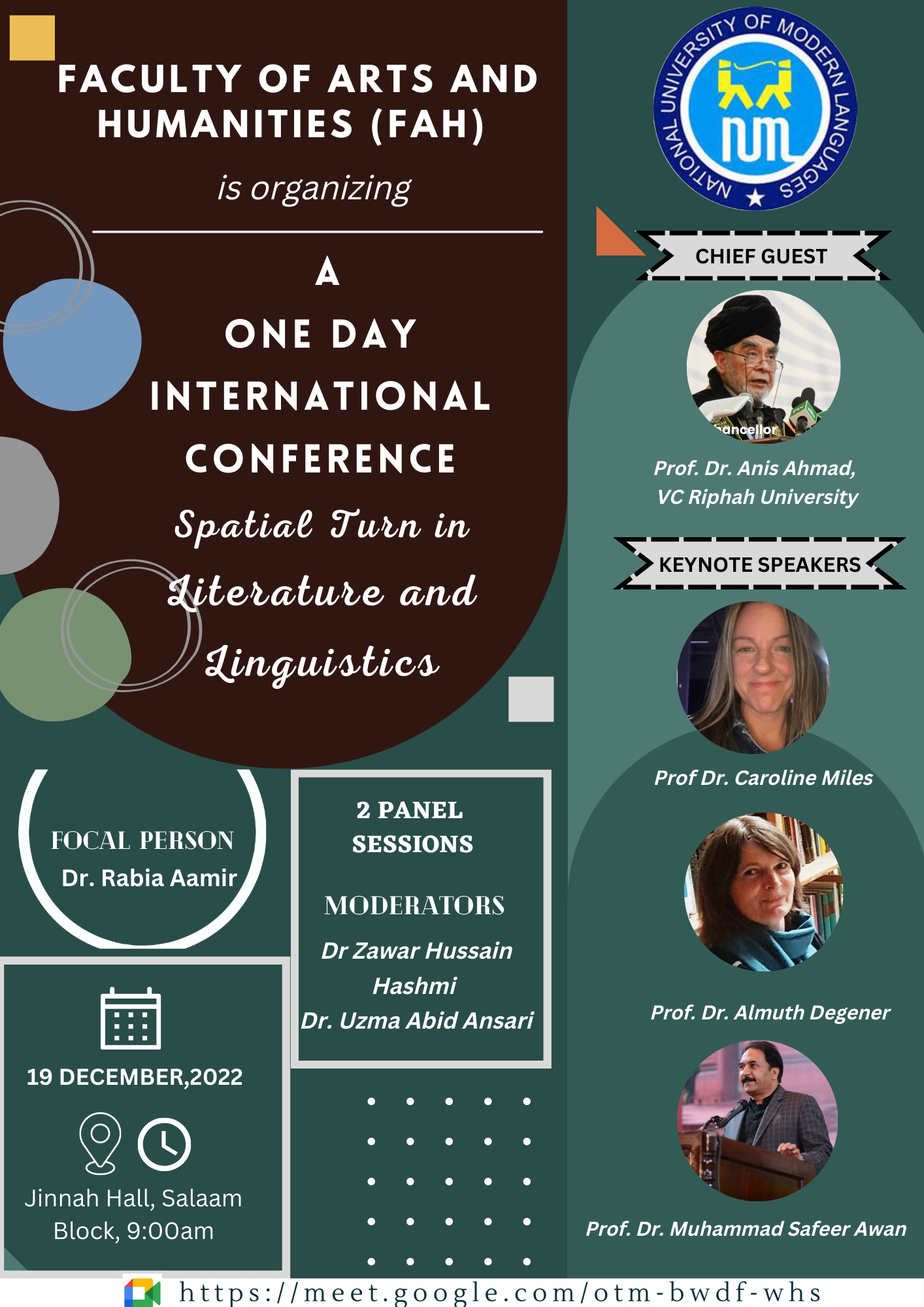 A One Day International Conference on Spatial Turn in Literature & Linguistics