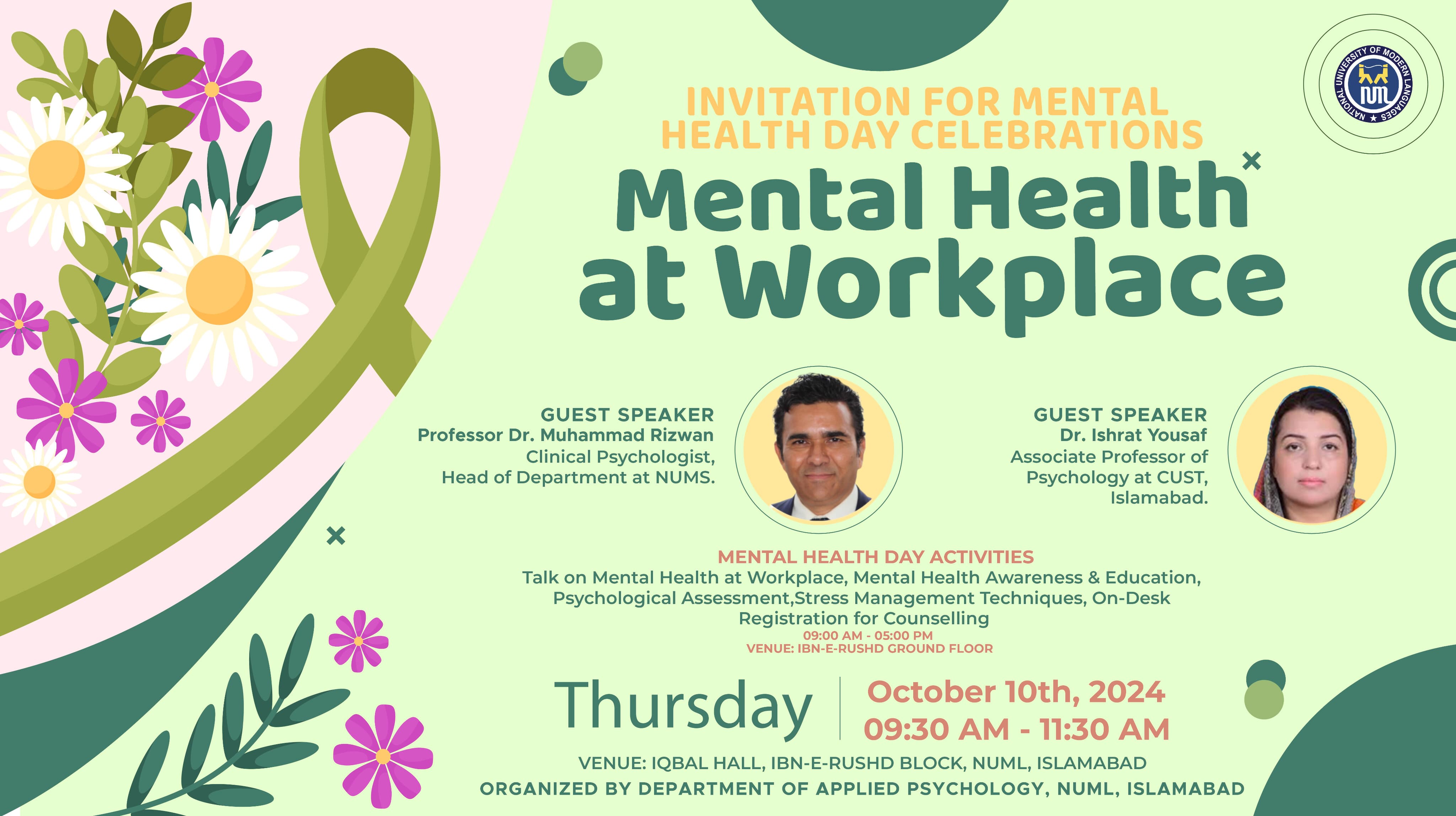 Seminar on World Mental Health Day