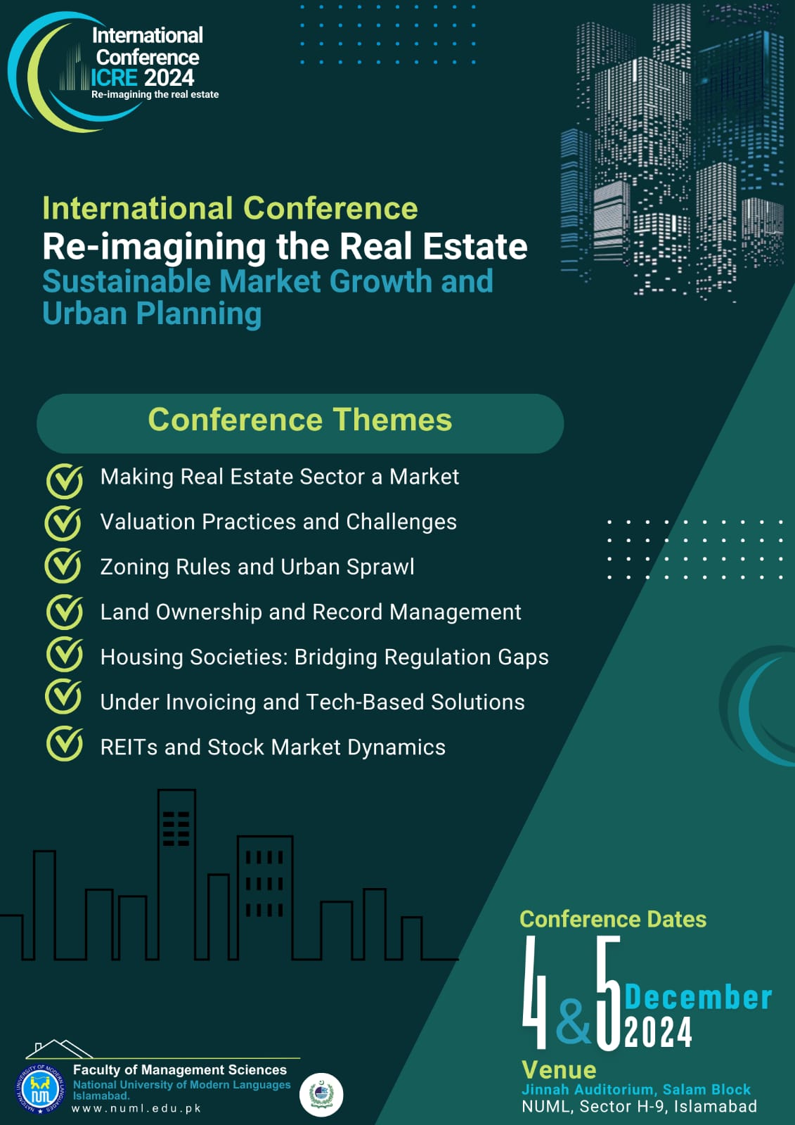 International Conference Re-imagining the Real Estate sustainable market growth and urban planning