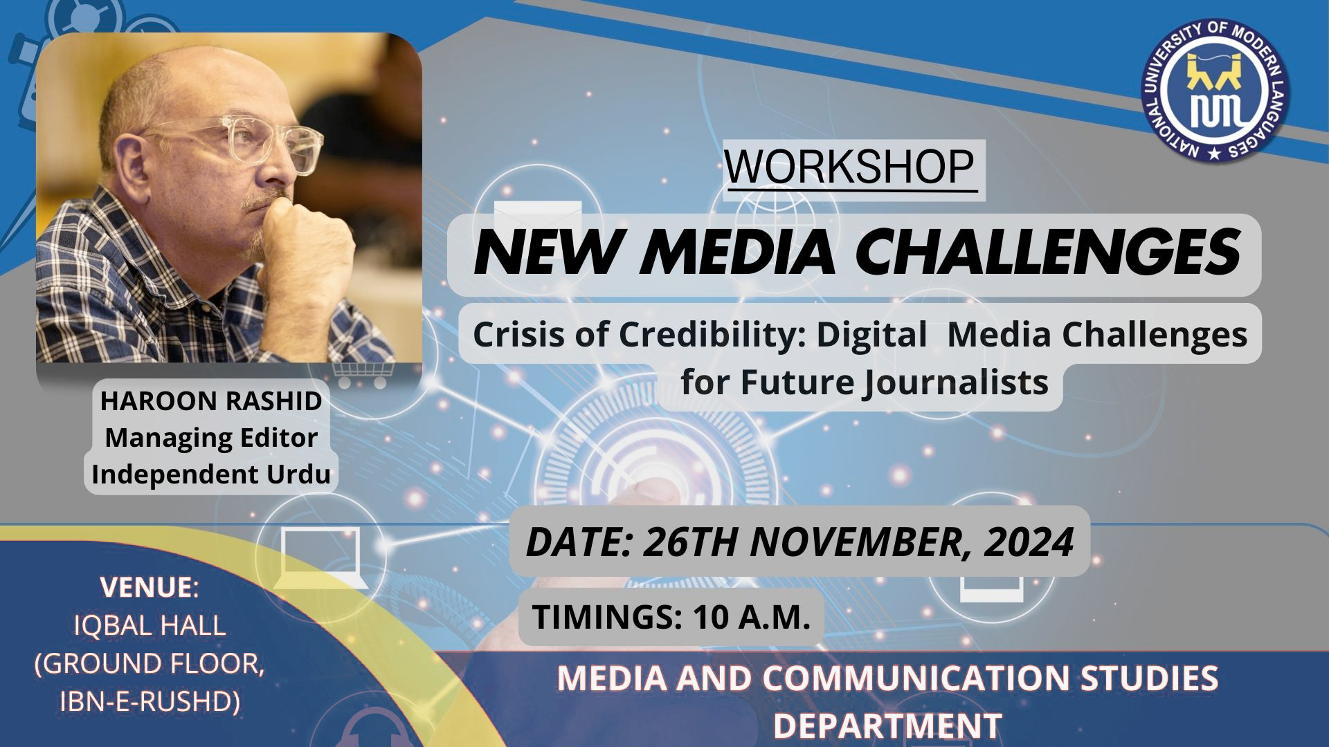 Workshop on New Media Challenges