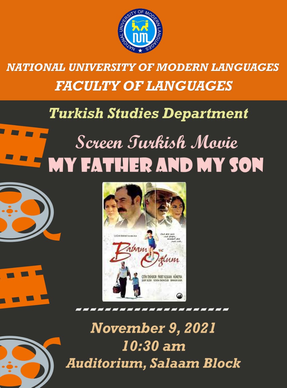 Screen Turkish Movie - My Father and My Son