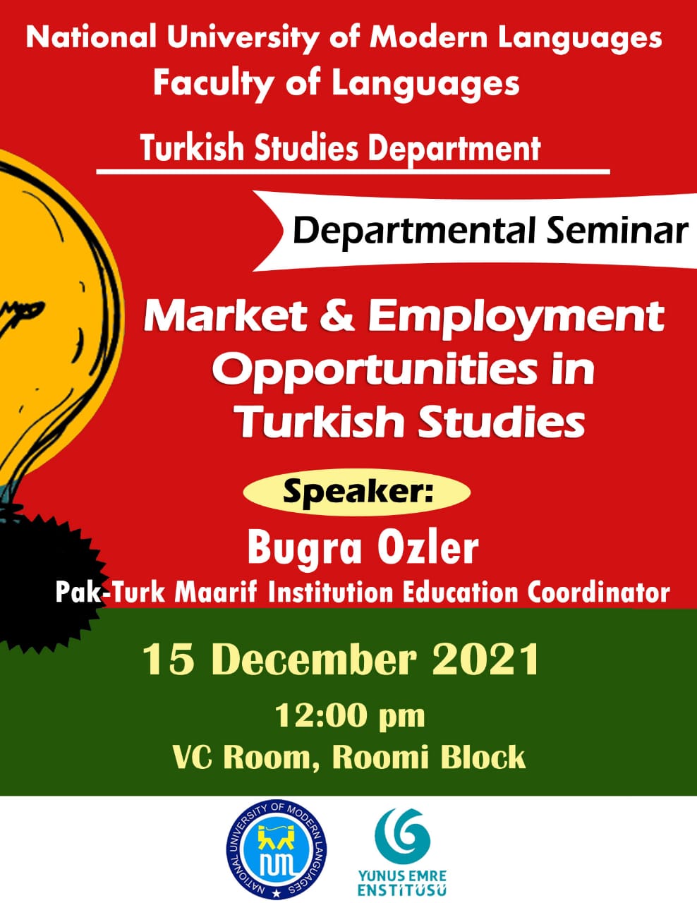 Seminar: Market & Employment Opportunities in Turkish Studies 