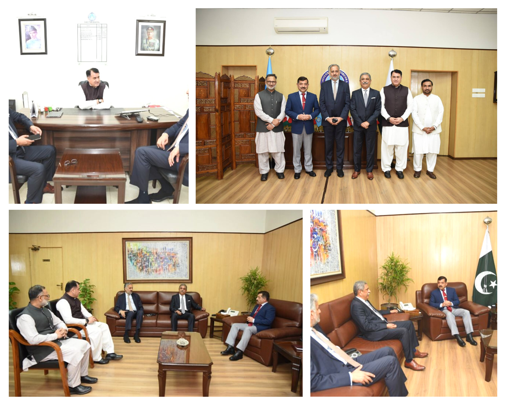 Dept was honored to welcome prominent leaders from Pakistan’s real estate and REITs sector to NUML.  Mr. Ejaz Ahmed (CEO, Dolmen Arif Habib REIT Management Company), and Mr. Zahid Latif Khan (Chairman, Redamco) visited the NUML and held insightful discussions with the Rector NUML and Director General.