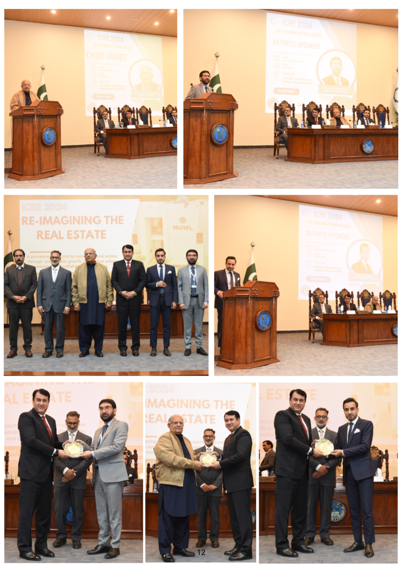 FMS at NUML in collaboration with Islamic Relief and IMSciences, successfully hosted the two-day International Conference on Real Estate (ICRE 2024) titled "Re-imagining the Real Estate Industry" from December 4th to 5th, 2024.The conference was graced by the presence of the esteemed Federal Minister for Housing and Works, Riaz Hussain Pirzada,